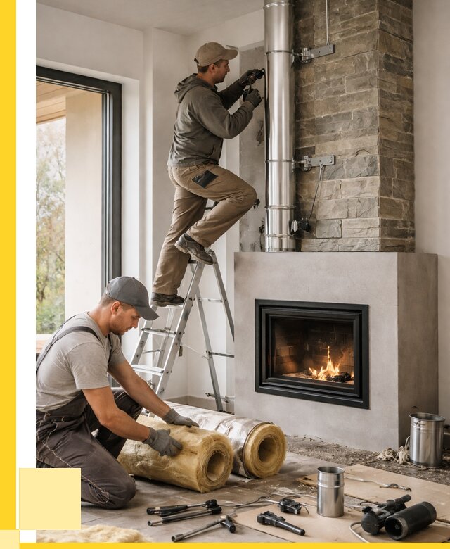 Монтаж дымоходов для каминов в Уссурийске от 15465 р. ЭриданСср