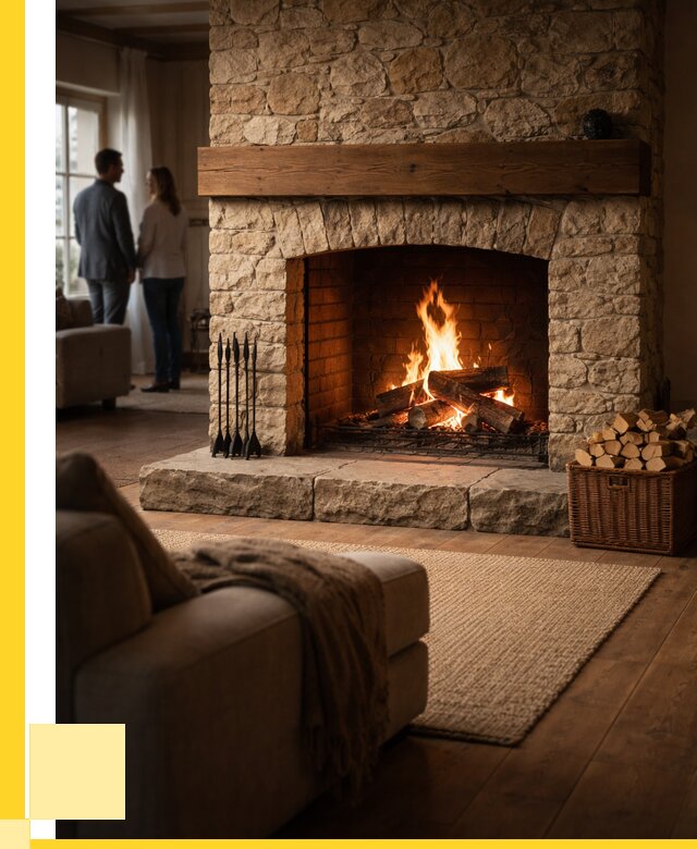 Открытые камины под ключ в Уссурийске от 154650 р. ЭриданСср