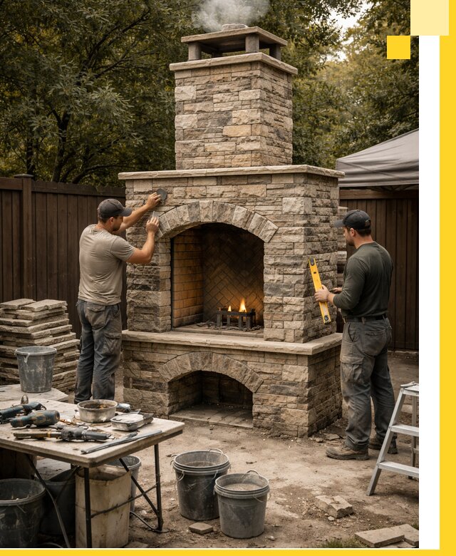 Проектирование и установка уличных каминов в Уссурийске