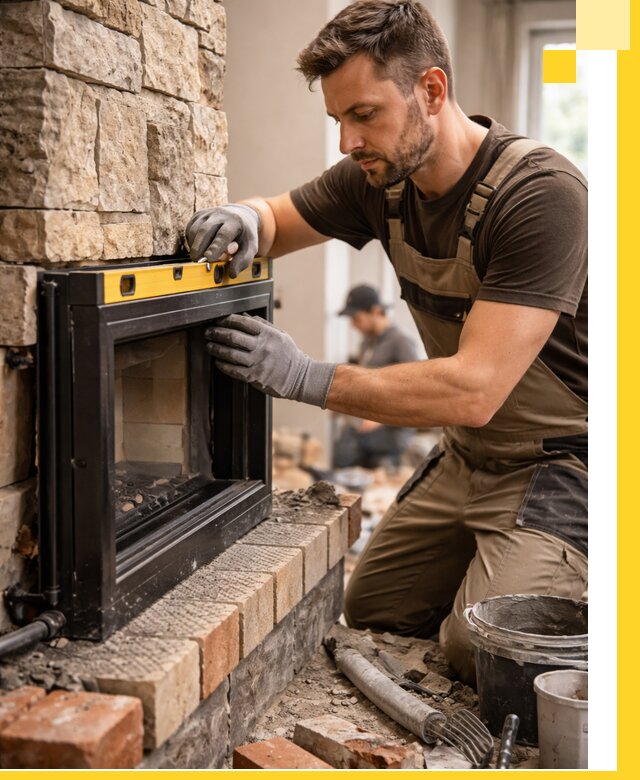 Дровяные камины под ключ в Уссурийске: монтаж, обустройство