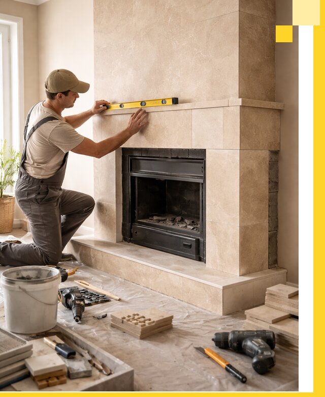 Установка и монтаж каминов в частном доме под ключ в Уссурийске