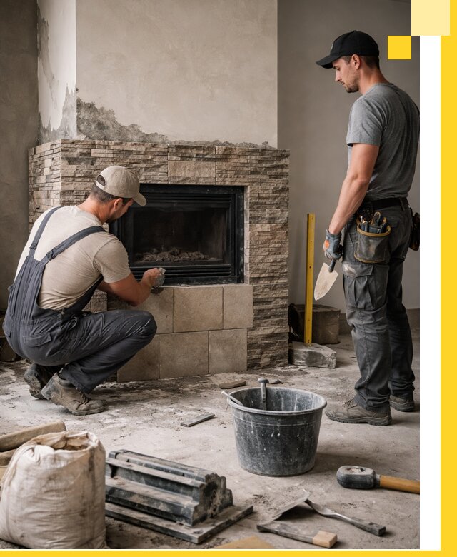 Камины под ключ в Уссурийске: проект, изготовление и монтаж