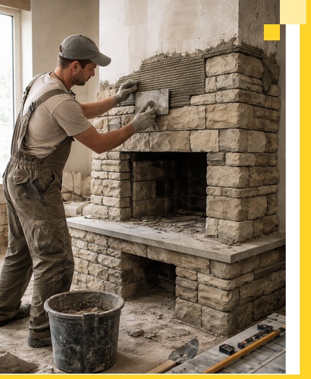 Строительство каминов под ключ в Уссурийске от проектирования до монтажа