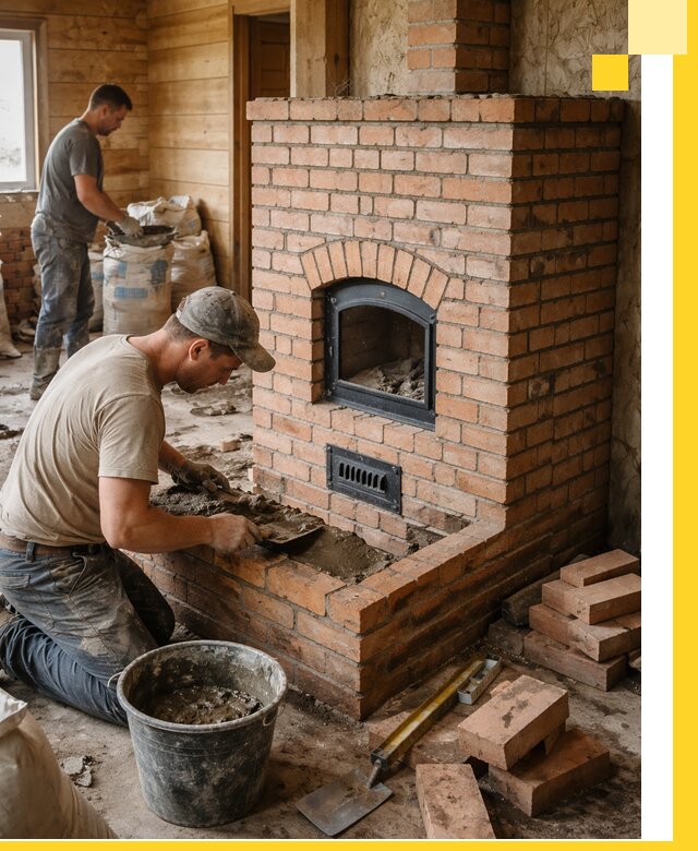 Профессиональное строительство печей в Уссурийске под ключ