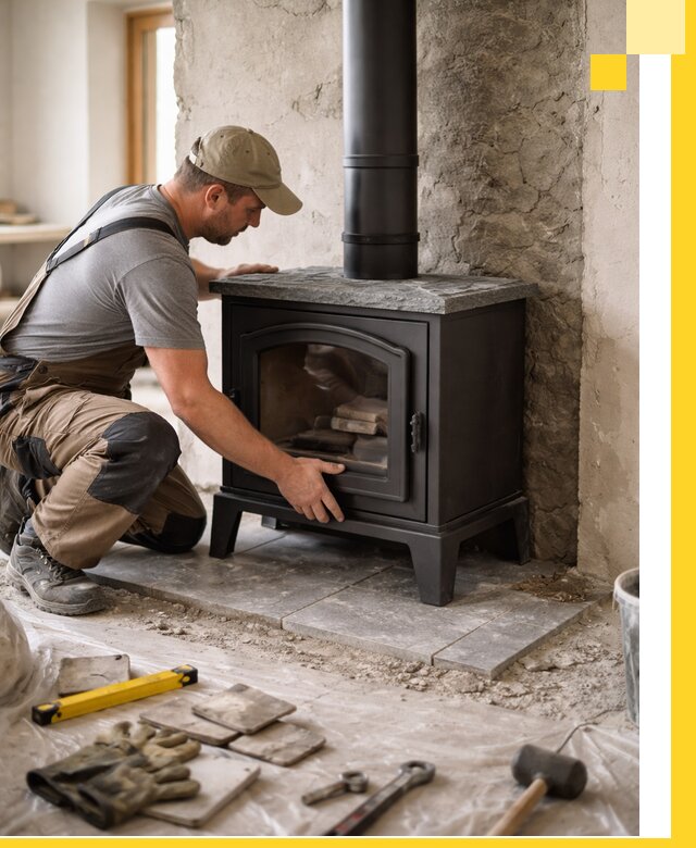 Профессиональный монтаж печей и каминов в Уссурийске под ключ