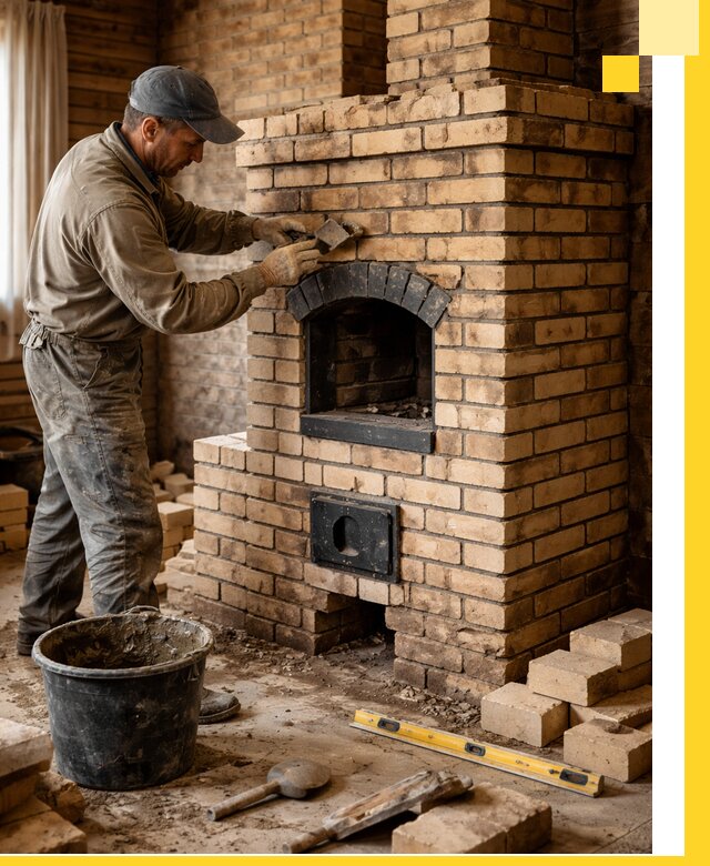 Кирпичные печи под ключ в Уссурийске: проектирование и кладка