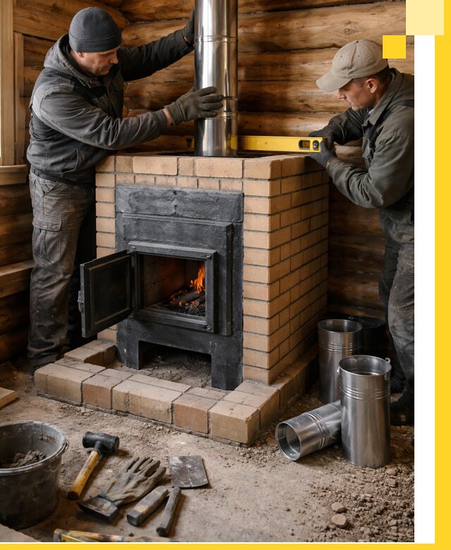 Проектирование, изготовление и установка банных печей в Уссурийске