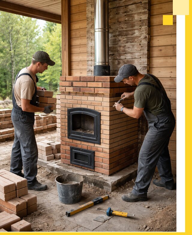 Производство и установка дачных печей под ключ в Уссурийске