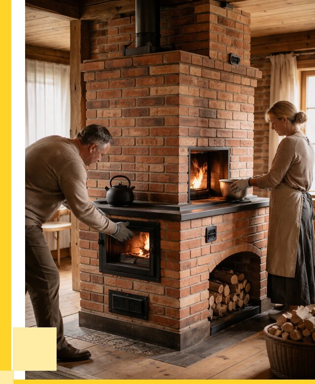 Печи для загородного дома под ключ в Уссурийске от 82480 р. | ЭриданСср