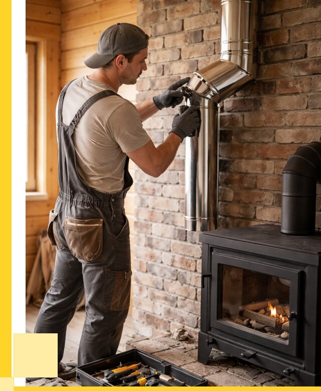 Монтаж дымоходов для печей в Уссурийске от 7733 р. | ЭриданСср