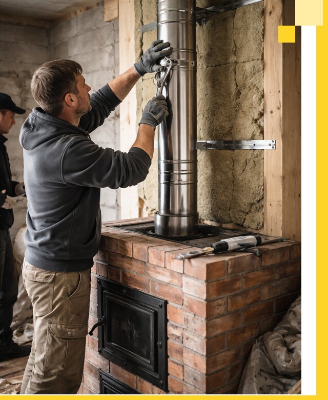 Изготовление и монтаж печей и дымоходов под ключ в Уссурийске