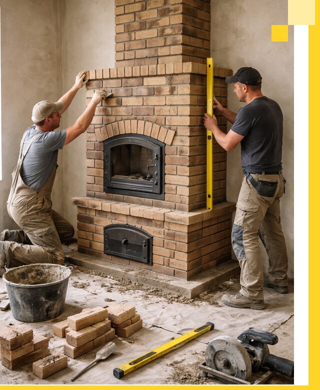 Продажа и установка печей и каминов для дома под ключ в Уссурийске