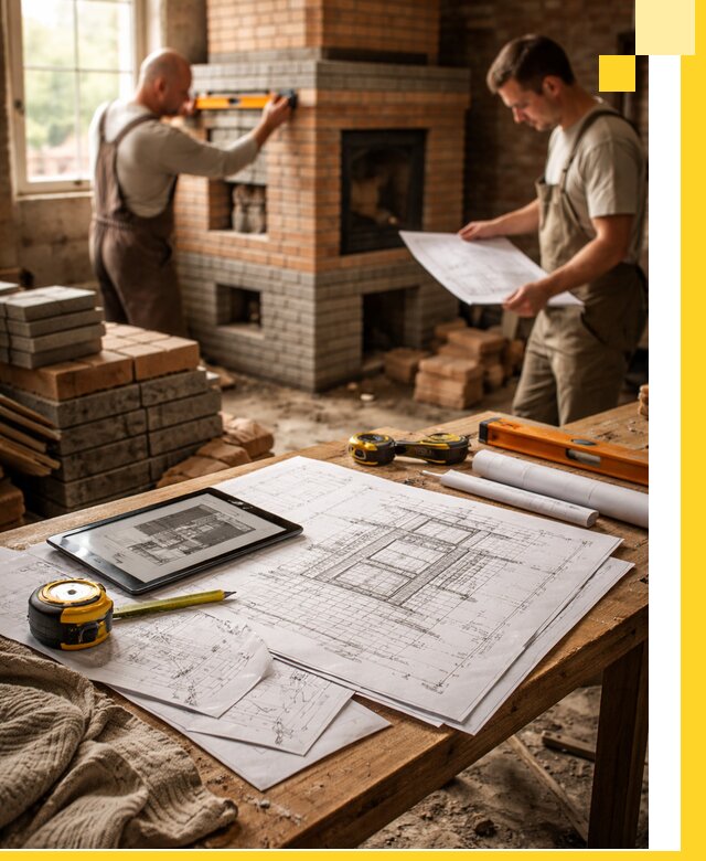 Проекты печей и каминов с индивидуальным дизайном в Уссурийске