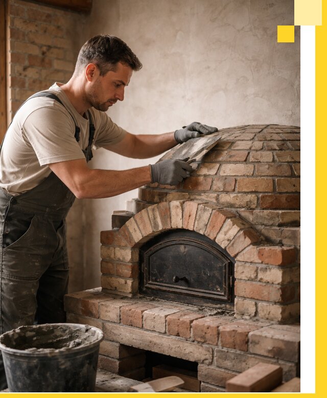 Изготовление и монтаж помпейских печей на заказ в Уссурийске