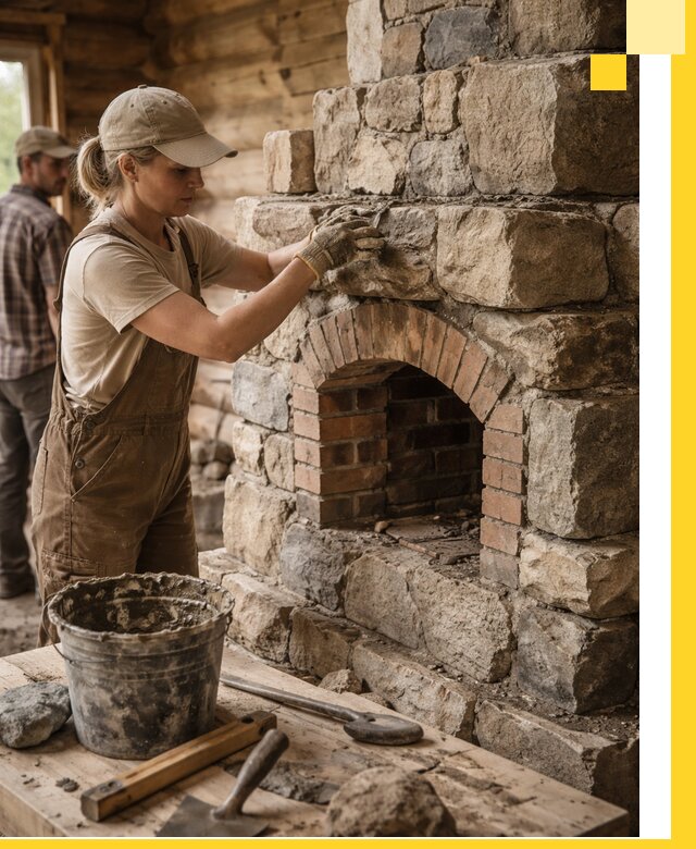 Каменные печи на заказ и монтаж в Уссурийске, долговечные решения