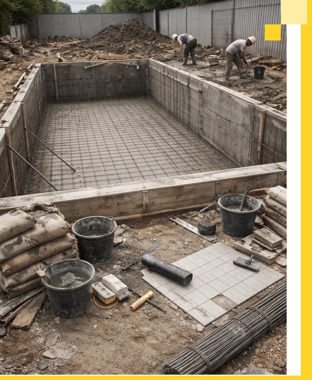 Строительство бассейнов под ключ в Уссурийске, дизайн и монтаж