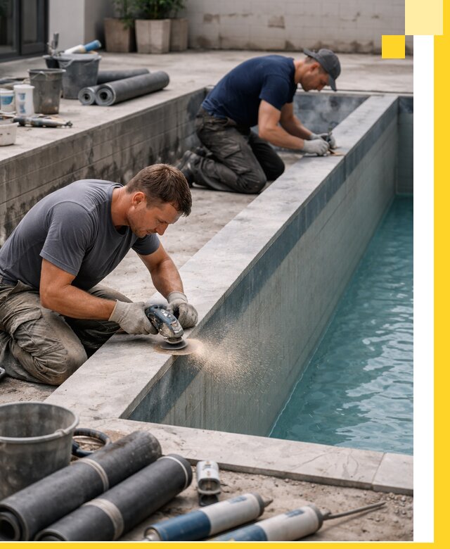 Профессиональный ремонт бассейнов под ключ в Уссурийске