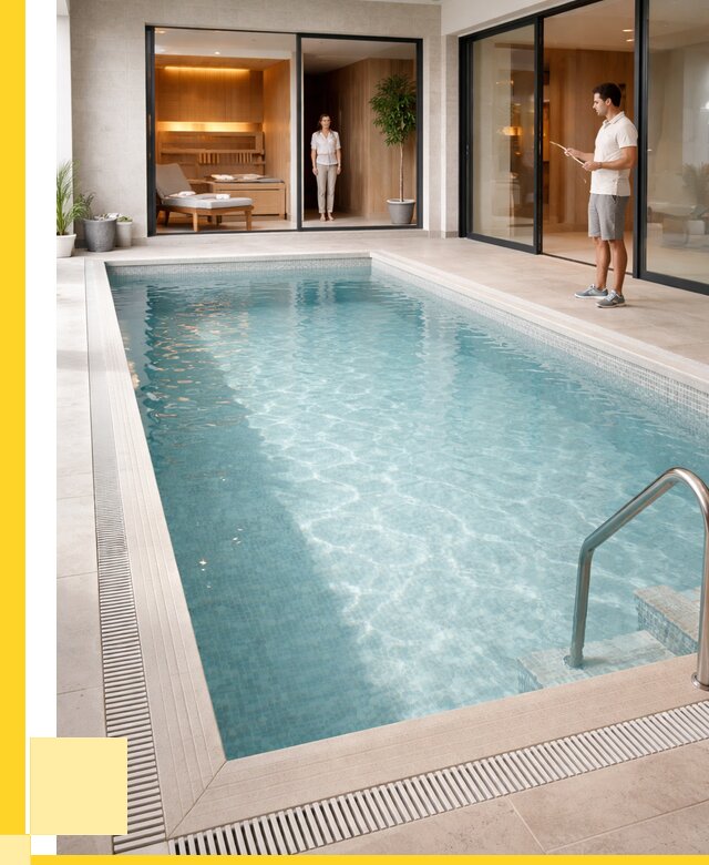 Отделка бассейна пленкой ПВХ в Уссурийске от 3609 р. - ЭриданСср