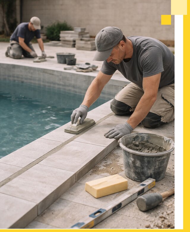 Отделка бассейнов в Уссурийске: декоративная отделка и гидроизоляция