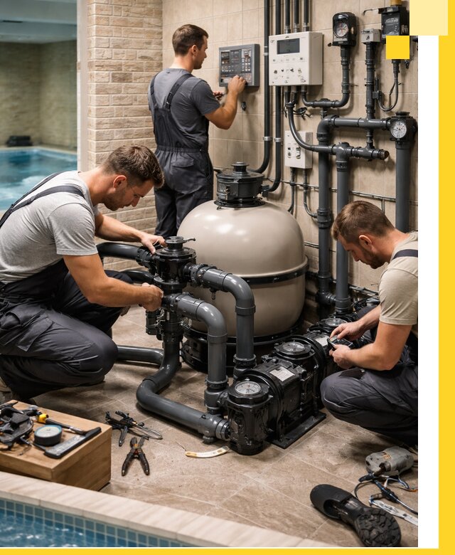 Комплексное оборудование для бассейнов под ключ в Уссурийске