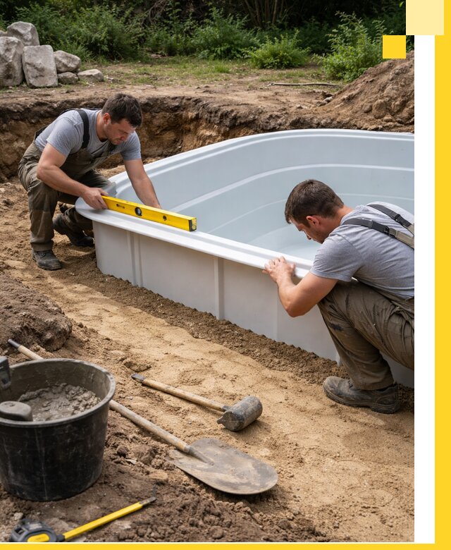 Производство и установка пластиковых бассейнов в Уссурийске под ключ