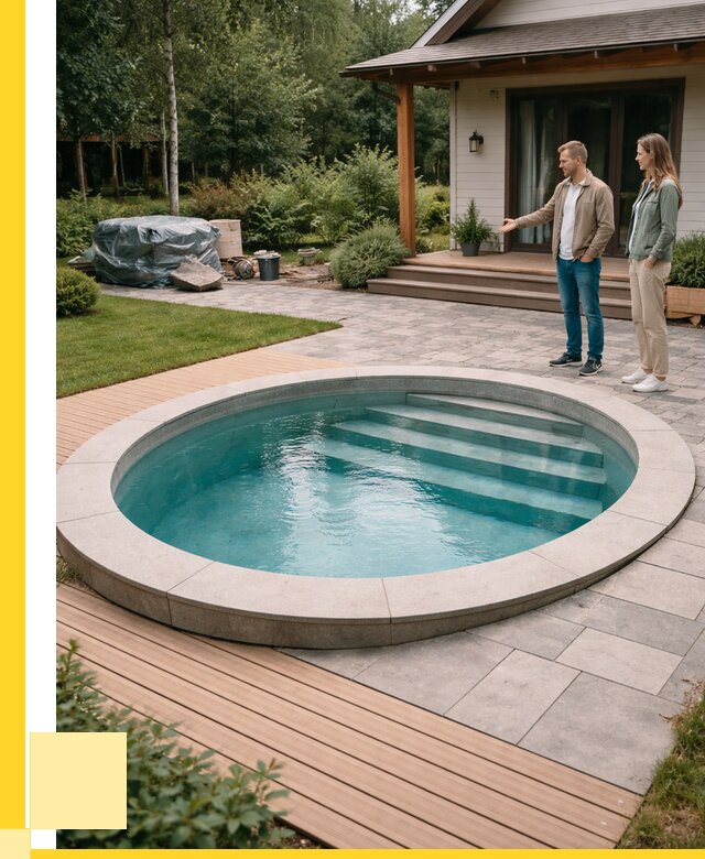 Бассейн на даче под ключ в Уссурийске от 206200 р., ЭриданСср