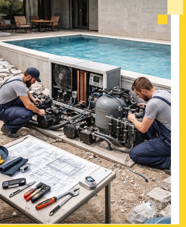 Проектирование и монтаж бассейнов с подогревом в Уссурийске