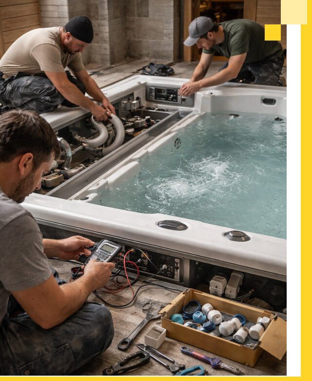 Гидромассажные бассейны под ключ в Уссурийске, дизайн и монтаж