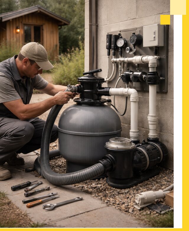 Продажа и монтаж фильтров и насосов для бассейнов в Уссурийске