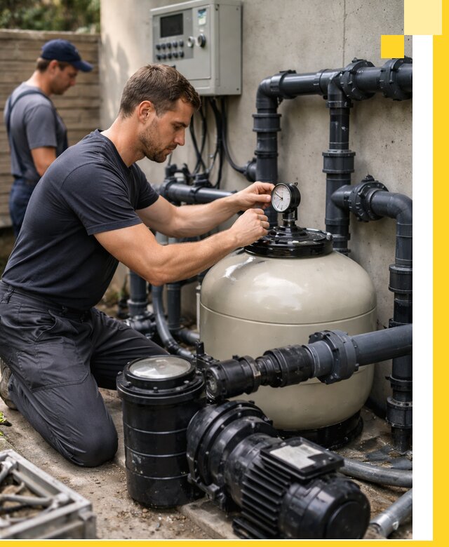 Поставка и монтаж фильтровального оборудования для бассейнов в Уссурийске