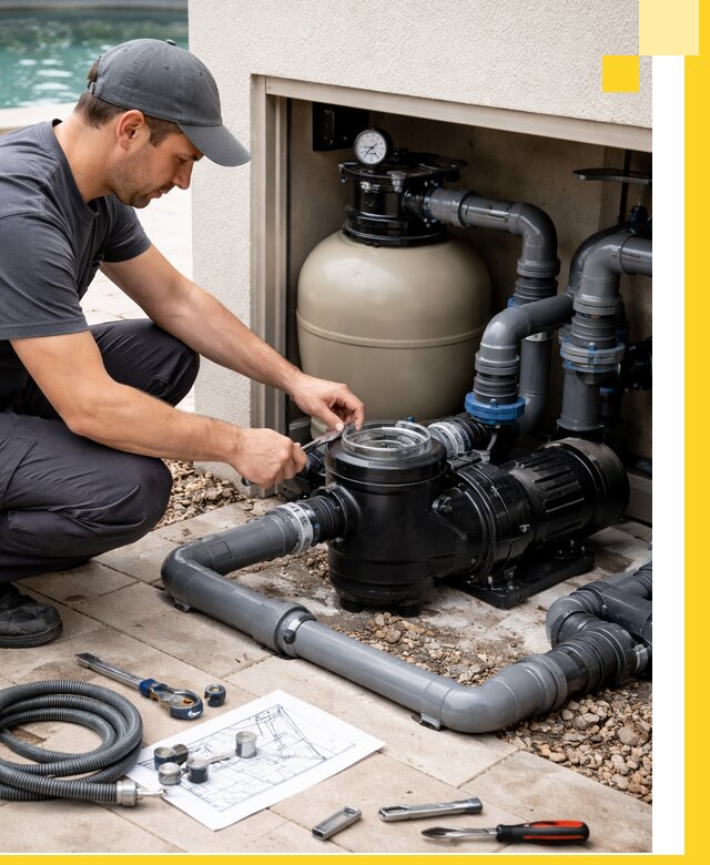 Поставка, монтаж и сервис насосов для бассейнов в Уссурийске