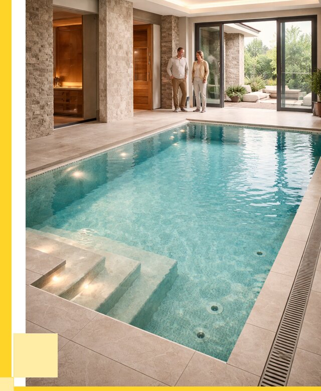 Бассейн во дворе в Уссурийске: проект, отделка от 1237200 р. | ЭриданСср