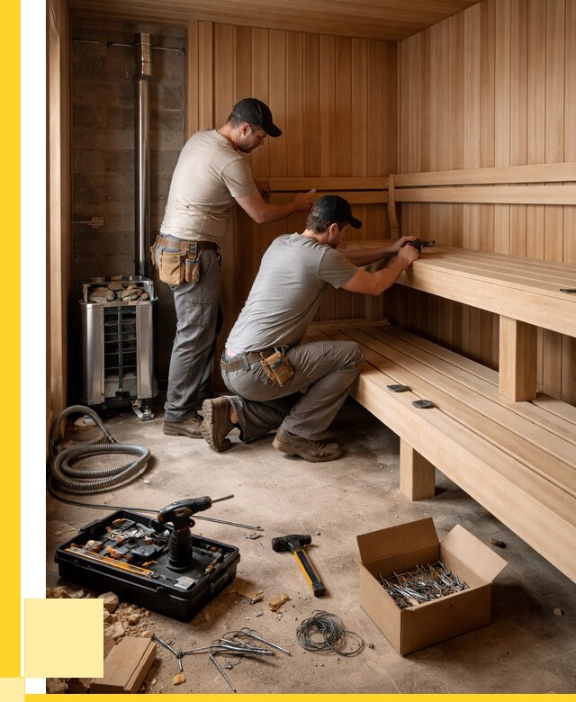 Монтаж саун под ключ в Уссурийске от 123720 р. | ЭриданСср