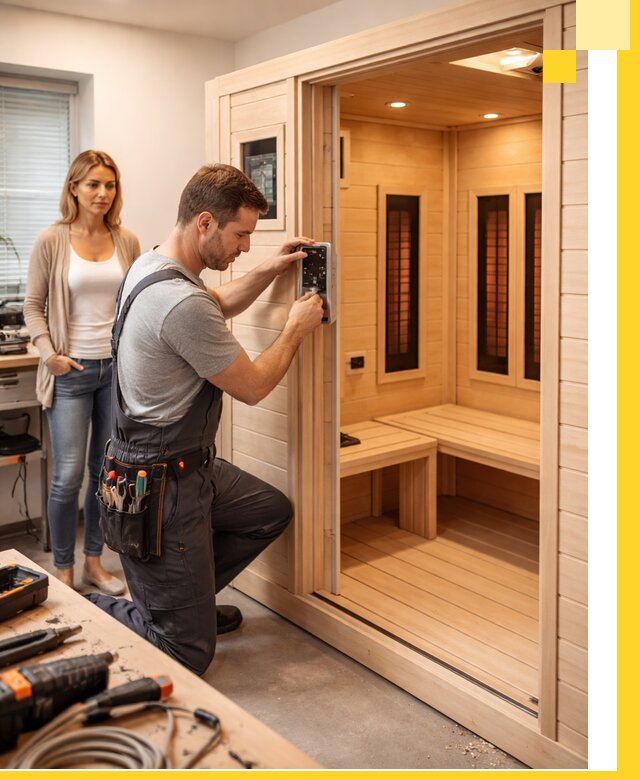 Инфракрасные сауны под ключ в Уссурийске продажа и установка