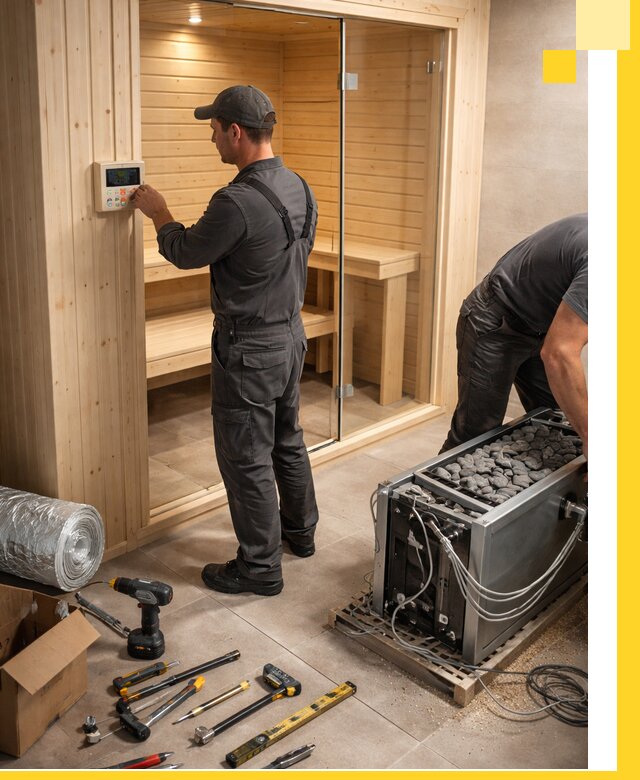 Поставка, установка и монтаж электрических саун в Уссурийске