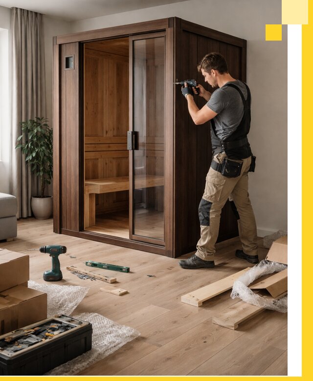 Установка и производство мини саун под ключ в Уссурийске