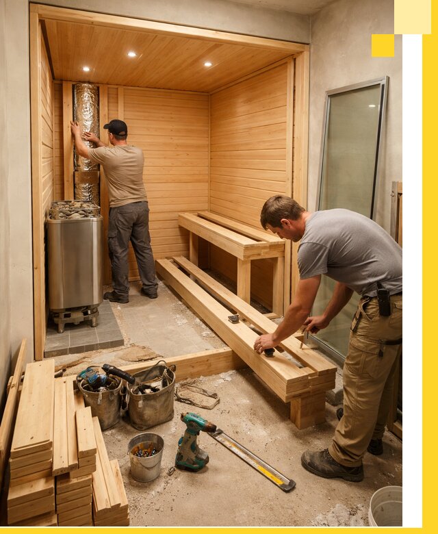 Проектирование и установка домашних саун под ключ в Уссурийске