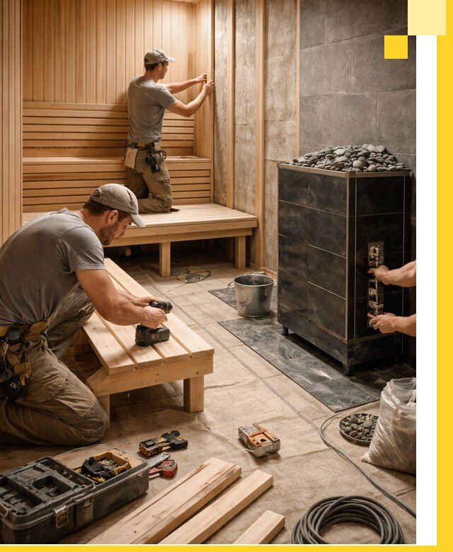 Дизайн и строительство интерьерных саун под ключ в Уссурийске