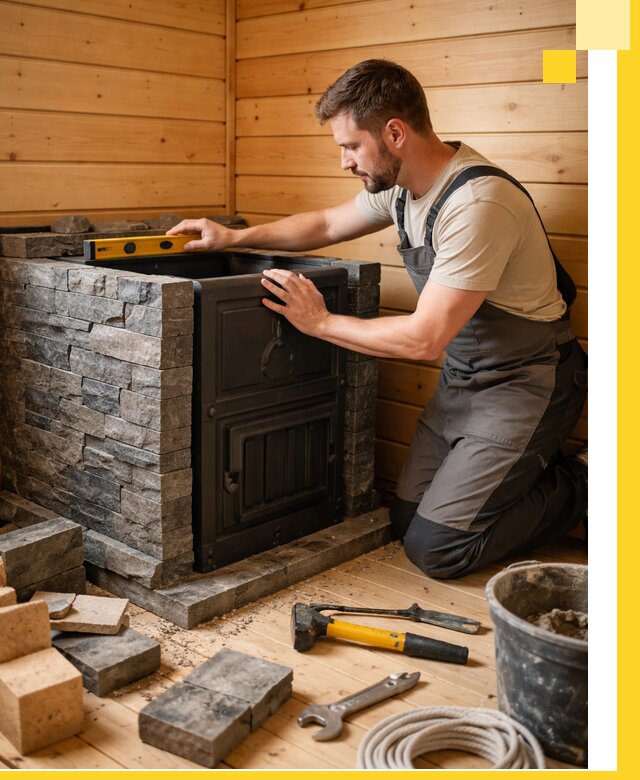 Производство и установка печей для саун под ключ в Уссурийске