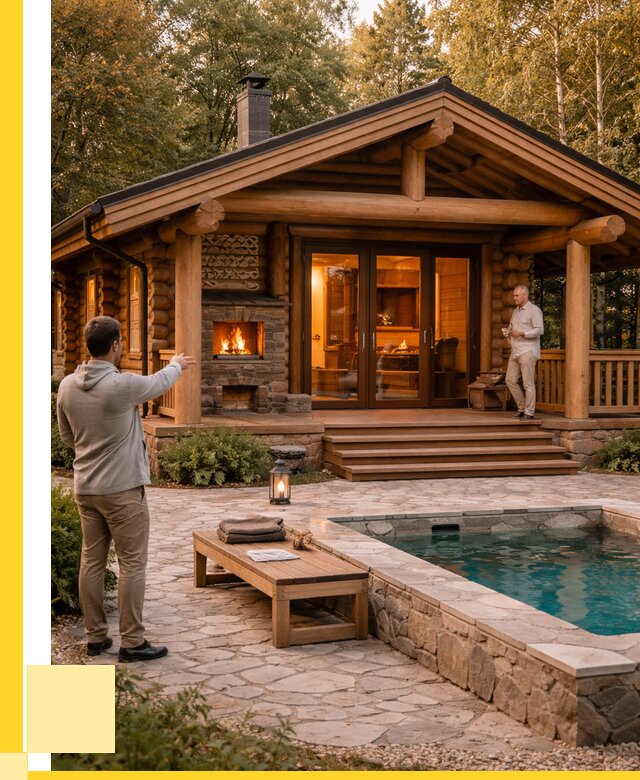 Проекты бань и хамам в Уссурийске от 25775 р. | ЭриданСср