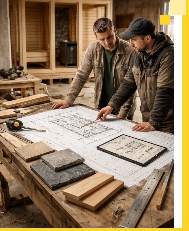 Проекты бань под ключ и планы строительства в Уссурийске