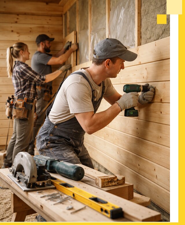 Обшивка бань под ключ в Уссурийске: отделка стен и потолков