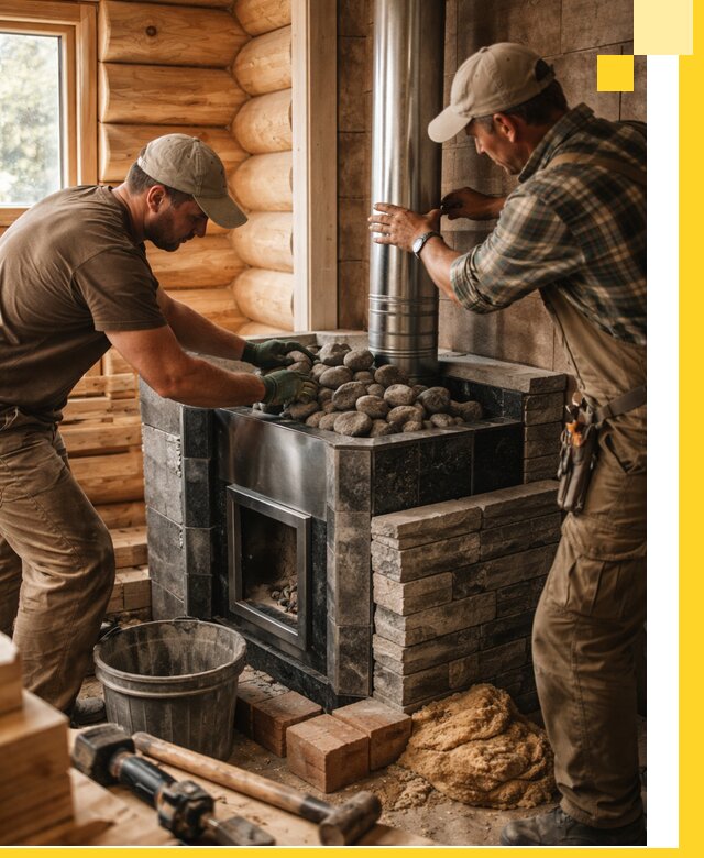 Строительство и отделка русских бань под ключ в Уссурийске