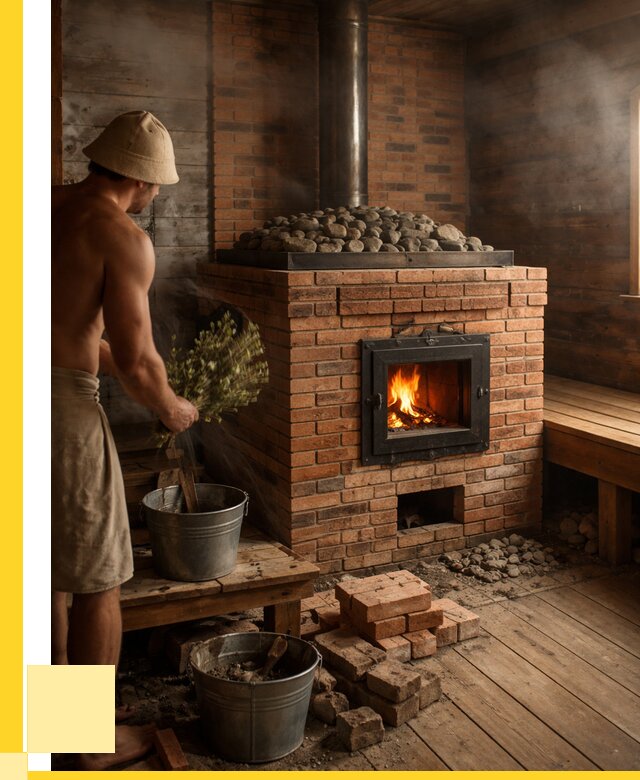 Кирпичные банные печи в Уссурийске от 92790 р. | ЭриданСср