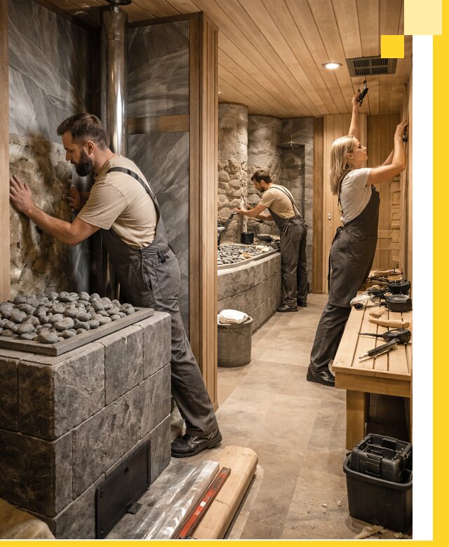 Строительство бань и SPA процедур в Уссурийске под ключ и отделкой