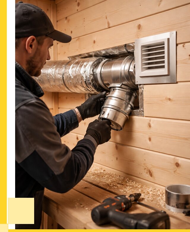 Монтаж вентиляции бани в Уссурийске от 12372 р. | ЭриданСср