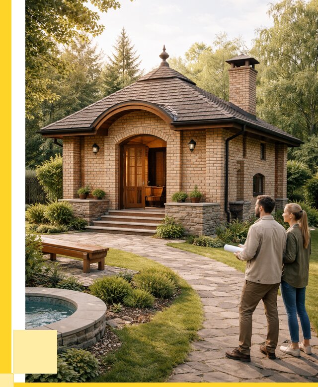 Проект кирпичной бани в Уссурийске от 30930 р. | ЭриданСср