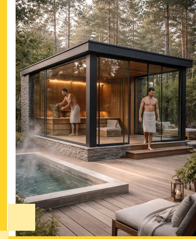 Стеклянные бани и двери в Уссурийске от 463950 р. | ЭриданСср