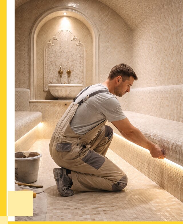 Отделка хамамов под ключ в Уссурийске от 5671 р. | ЭриданСср