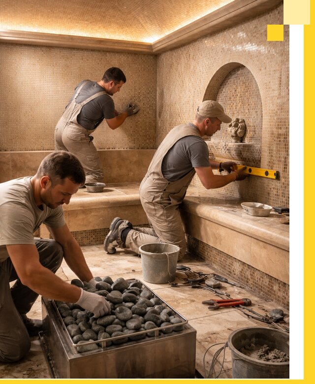 Проектирование и строительство хамама и сауны в Уссурийске